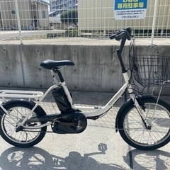ルイガノ 2019購入 20インチ 電動自転車 13.2Ah 長押し5点灯 ホワイト 