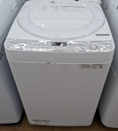 SHARP 7kg洗濯機 ES-GE7D 2020年製　ag-ad137