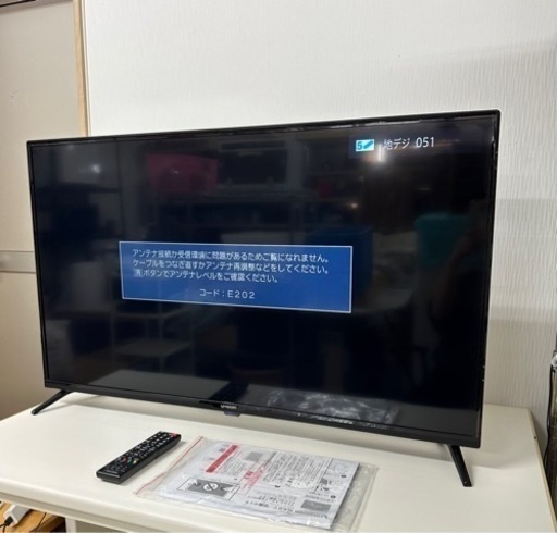 【引取】maxzen 地上・BS・110度CS 液晶テレビ J43SK03 43.0インチ　2020年製