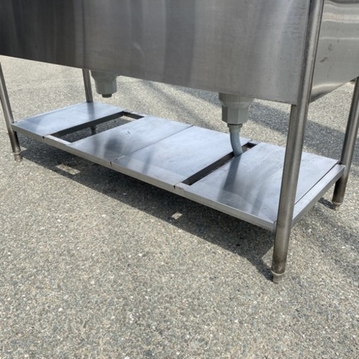 ☆中古品 2槽シンク 1500×600×800 厨房 厨房機器☆ ☆中古品 2槽シンク 1500×600×800 厨房 厨房機器☆