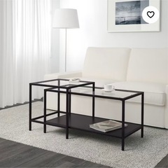 【値下げ】IKEA ローテーブル　 (VITTSJÖ ヴィットショー）