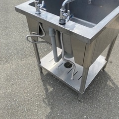 ☆中古品 1槽シンク 600×600×800 厨房 厨房機器☆