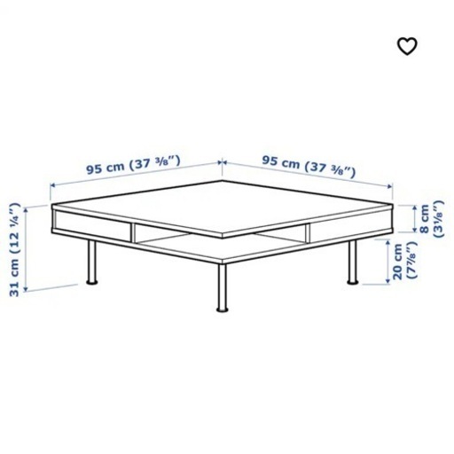 ローテーブル 収納付き