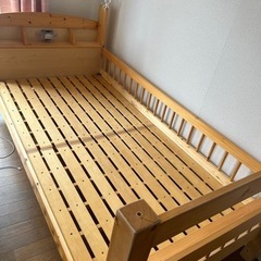 木製フレームベッド*2