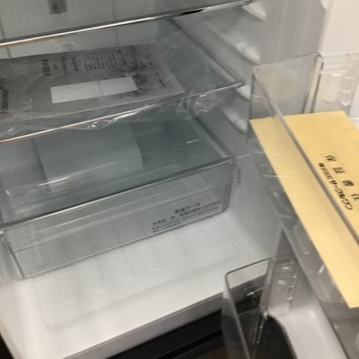 #C-40【ご来店頂ける方限定】Hisenseのミラートップ2ドア冷凍冷蔵庫です