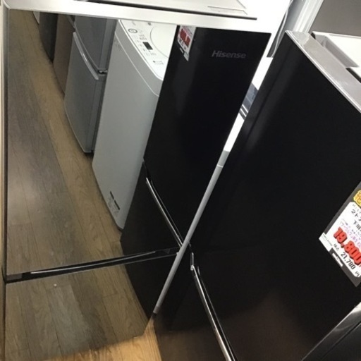 #C-40【ご来店頂ける方限定】Hisenseのミラートップ2ドア冷凍冷蔵庫です