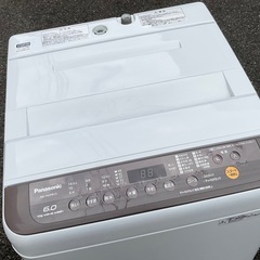 【RKGSE-969】特価！Panasonic/6kg洗濯機/NA-F60PB12/中古品/2018年製/当社より近隣無料配達OK！/即決あり