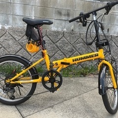 ハマー　HUMMER 折り畳み自転車　FDB206TANK-G
