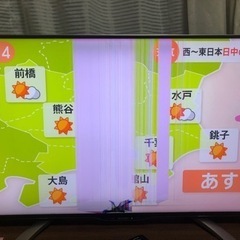 【無料】ジャンク品　SHARP 40型　テレビ