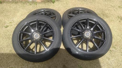 RAYS gram lights ホイール タイヤ 4本セット インプレッサスポーツ GT7で使用 RAYS gram lights ホイール タイヤ 4本セット インプレッサスポーツ