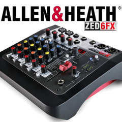 Allen & Heath ZED-6FXアナログ・ミキサー 「...