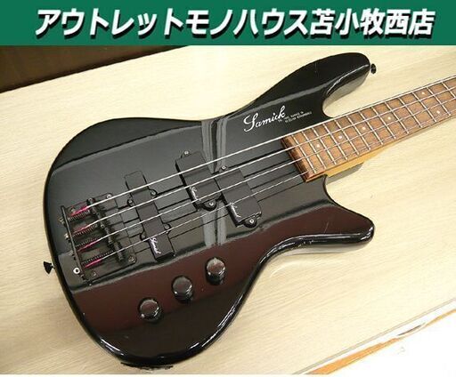 ベース エレキベース SAMICK サミック ブラック 中古 苫小牧西店