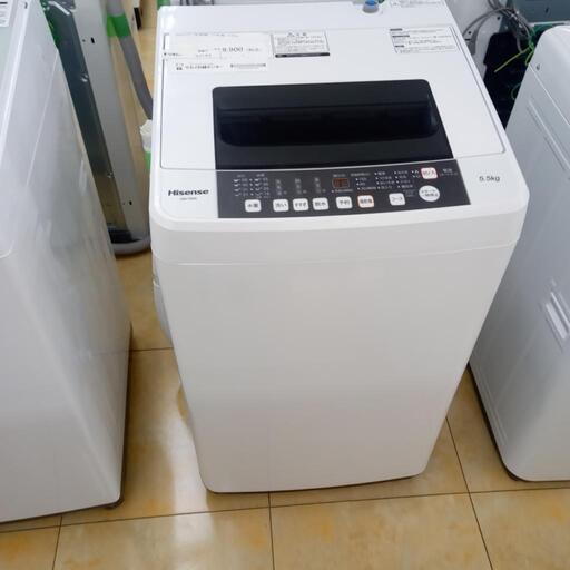 ★ジモティ割あり★ Hisense 洗濯機 5.5kｇ 17年製 動作確認／クリーニング済み OJ１４３