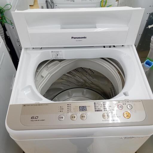 ☆ジモティ割あり☆ Panasonic 洗濯機 6kg 17年製 動作確認／クリーニング済み OJ１４９ - 洗濯機