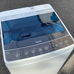【RKGSE-970】特価！ハイアール/Haier/4.5kg/全自動洗濯機/JW-C45A/中古/2018年製/当社より近隣地域無料配達 RKGSE-970】特価！ハイアール/Haier/4.5kg/全自動洗濯機/JW-C45A/中古