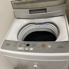 AQUA 洗濯機 (2019年）4.5kg 