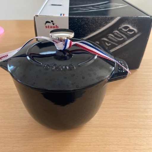調理器具 statb ストウブ ラ・ココットde GOHAN 16cm シャイニーブラック