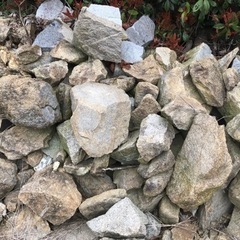 庭石用、石造り用、石積み用、の石(無料、差し上げます)