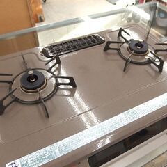 LPガス ガステーブル 2016年製 幅59cm リンナイ ガスコンロ 左強火 RT64JH-L  ☆ 札幌市 北区 屯田 