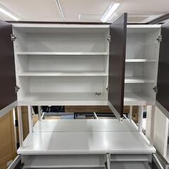 ★再値下げしました❗大型　下駄箱　12〜13万円位で購入!!　シューズボックス鏡付き　幅約120cm 💳自社配送時🌟代引き可💳※現金、クレジット、スマホ決済対応※