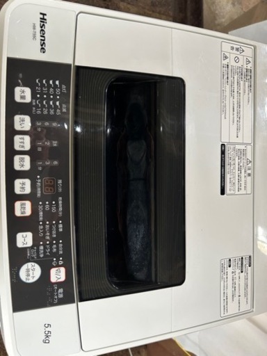 Hisense ハイセンス hw-t55c 洗濯機 5.5kg 2019年製