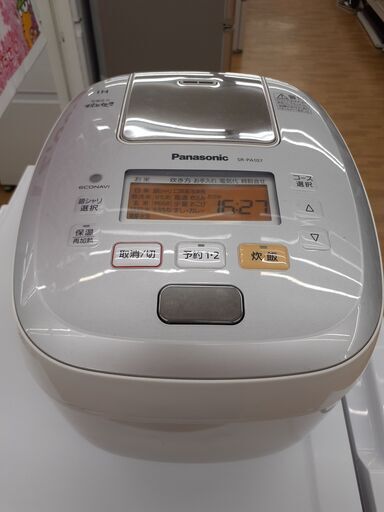 【ドリーム川西店】中古家電/2018年製/Panasonic/炊飯ジャー5.5合炊き/SR-PA10【御来店限定 】