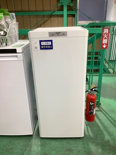 安心の6ヶ月保証付き！！　MITSUBISHI 1ドア冷蔵庫　MF-U12G-W 121L 2021年製