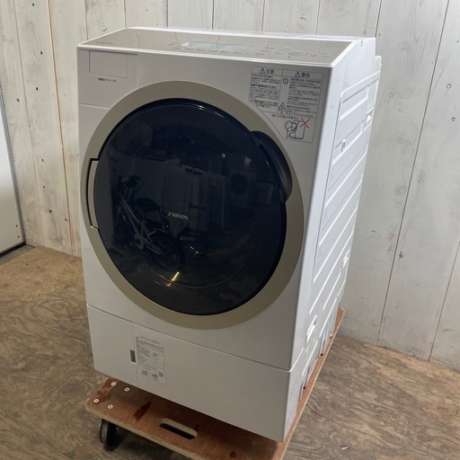 4/1 終 TOSHIBA/東芝 動作確認済 ドラム式洗濯乾燥機 ZABOON TW-117A6 ...