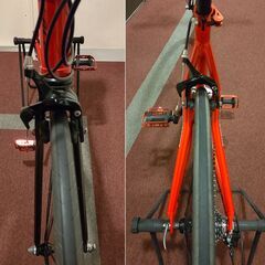 ロードバイク改 フラットロード CALLE SERIA アルミフレーム完全整備済