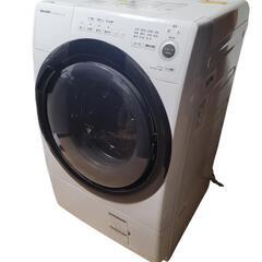 SHARPドラム式電気洗濯乾燥機★ES-S7F-WR★2021年...