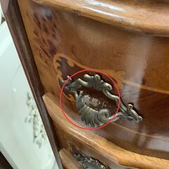 アンティーク調チェスト 5段 木製 輸入家具【ユーズドユーズ名古屋天白 