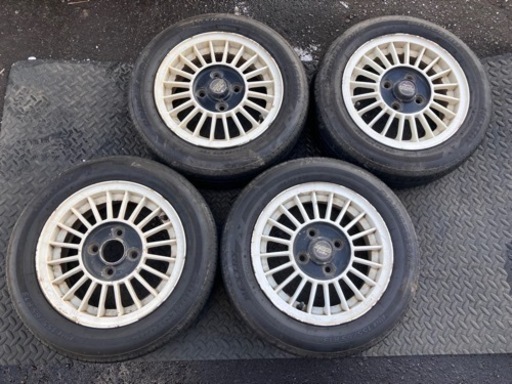 商談中】ENKEI？ OZ？ racing turbo 13インチ PCD100×4H 155/65R13 廃 
