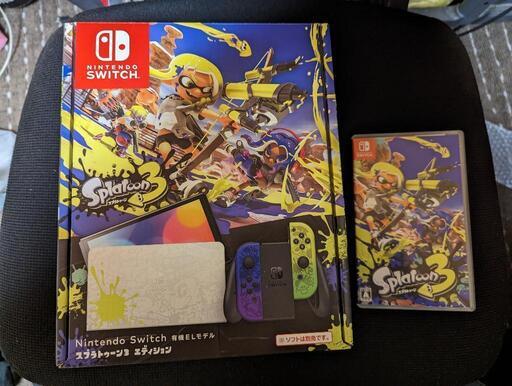 ニンテンドースイッチ 有機EL スプラ3モデル スプラ3ソフト プロコン