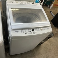 万代店【アクア】全自動洗濯機 7.0㎏ AQW-V7M 2022年 簡易乾燥機能