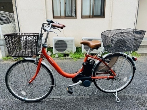 中古電動自転車 パナソニック ビビ・LU（ラセットオレンジ）