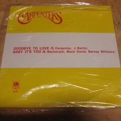 4198【7in.レコード】カーペンターズ／GOODBYE TO LOVE