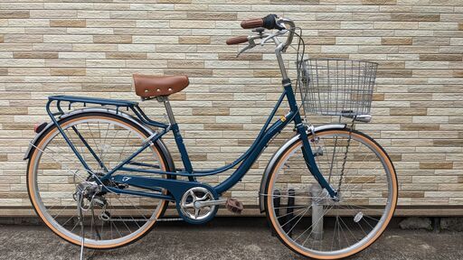 中古自転車 6段変速 26インチ （LEDオートライト） 軽整備済み 安い 防犯登録 町田市 麻生区 神奈川 079ky