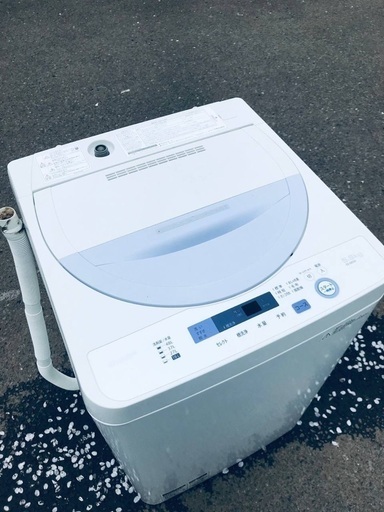 ♦️EJ1112番SHARP全自動電気洗濯機 【2016年製】