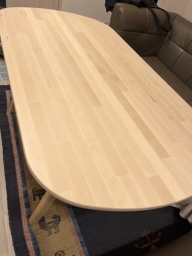 IKEA製 ソファダイニング用テーブル(HALVDAN ハルヴダン)