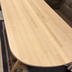 【ネット決済】IKEA製 ソファダイニング用テーブル(HALVD...