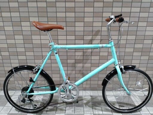 美車 20インチ ミニベロ 新品編上げグリップ＆同色センタースタンド 売れ筋 