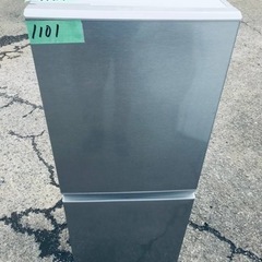 ✨2019年製✨ 1101番 アクア✨冷凍冷蔵庫✨AQR-13H(S)‼️