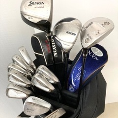 【豪華！】◆TOBUNDA アイアン + SRIXON スリクソン ドライバー 他◆ゴルフクラブセット＋ Hi-BRID バッグ付
