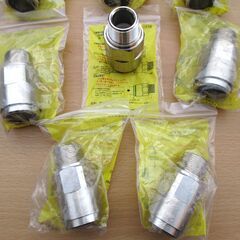 ☆日立金属 HITACHI プッシュインパクト継手接続要領 LIA 20A22M LPガス用 ◆8個セット・ひょうたん印