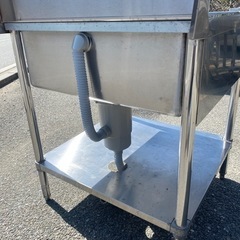 ☆中古品 1槽シンク 750x750x850 厨房 厨房機器☆