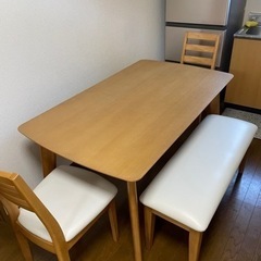 東京インテリア ダイニングセット オーク材 キレイ