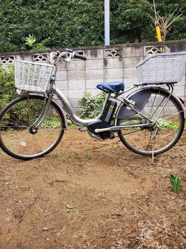 【受け渡し完了】防犯登録　ラスト車両1台のみ!!!　他すべて完売となりました!!!!すぐ乗れます。説明書あり・譲渡証明書発行・態良好の電動自転車!!!