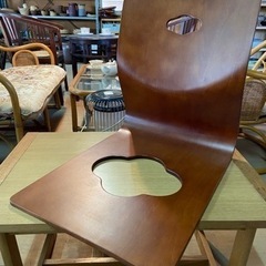 座椅子　木製　曲げ座椅子　和室　和座椅子　中古品　