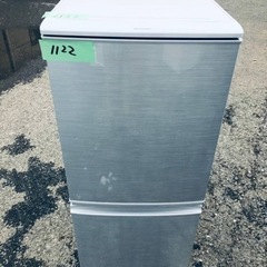 1122番 シャープ✨冷凍冷蔵庫✨SJ-D14A-S‼️