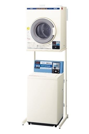 25万美中古AQUA/アクア コインランドリー 洗濯機MCW-C45 乾燥機MCD-CK45 4.5kg洗濯機/洗濯乾燥機セット/民泊/コインランドリー/手渡し